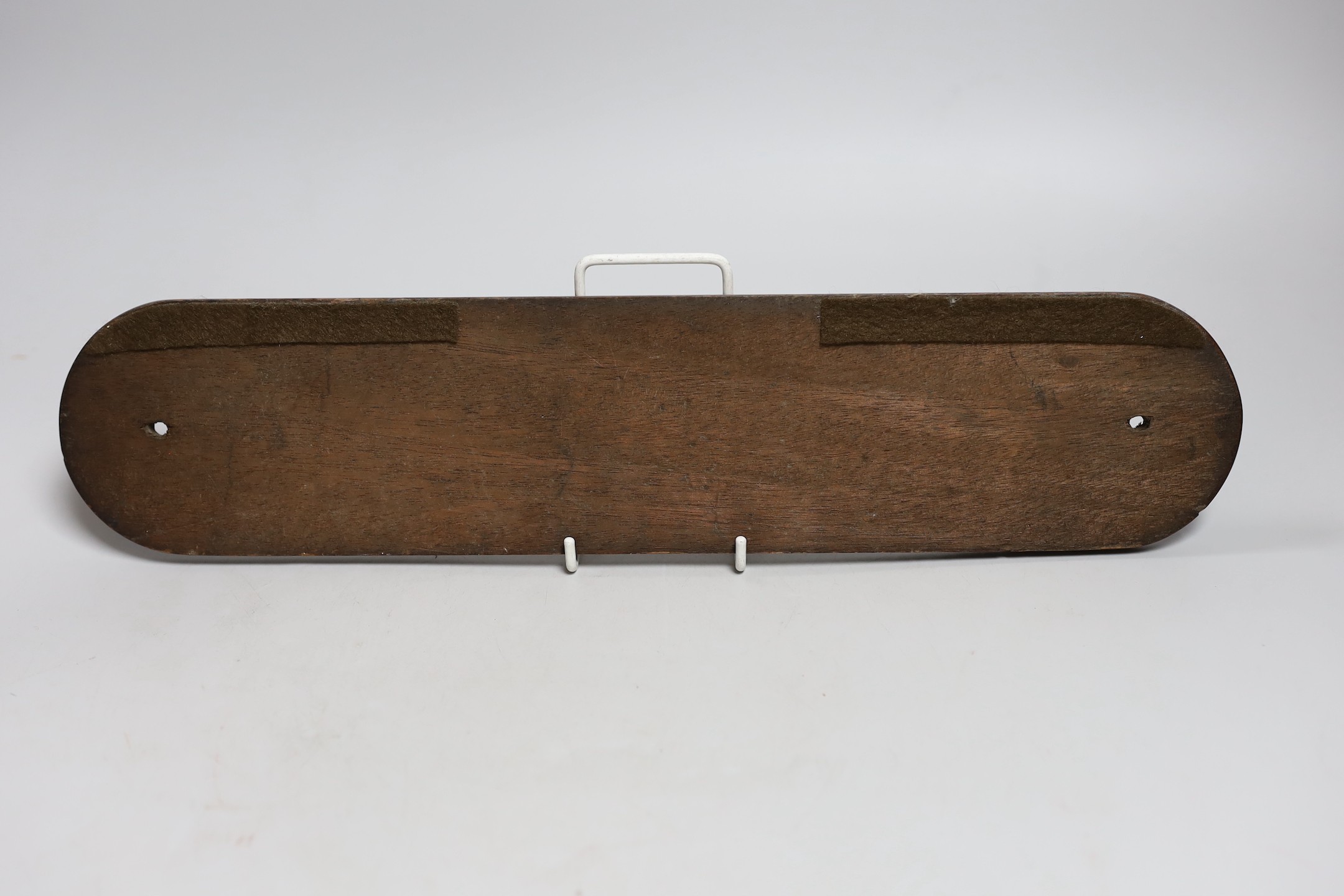 Hilliard & Co Ltd, Barge Owners’, an original painted mahogany sign. 40cm wide